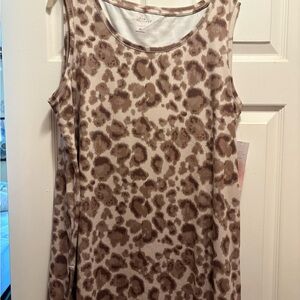 Leopard Print Sleeveless Tank